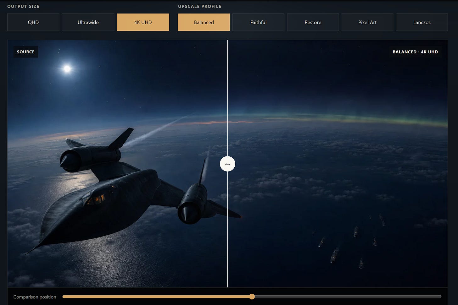 How the SR-71 Upscale Collection Was Built image from the original Advisory Hour post.