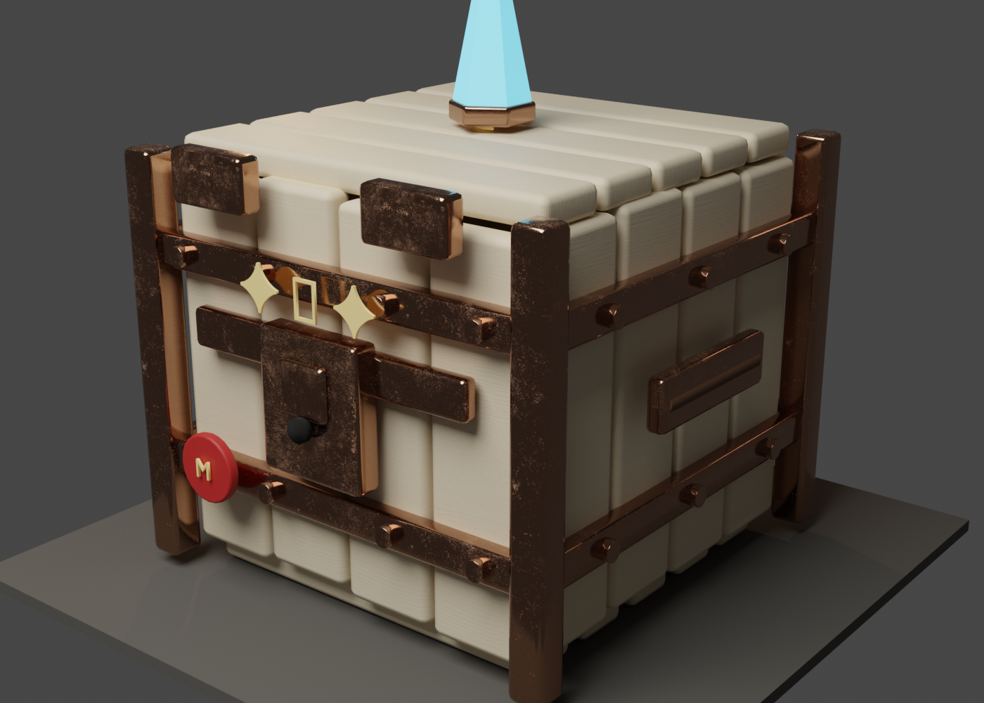 Hermes+Codex 5.5 and Blender: Unusual Arches and Goblin Crates gallery image from the original Advisory Hour post.