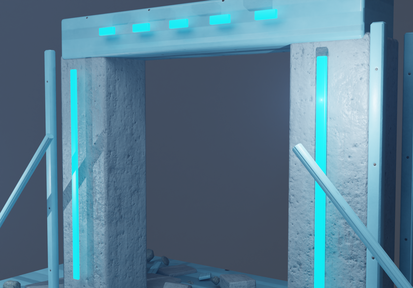 Hermes+Codex 5.5 and Blender: Unusual Arches and Goblin Crates gallery image from the original Advisory Hour post.