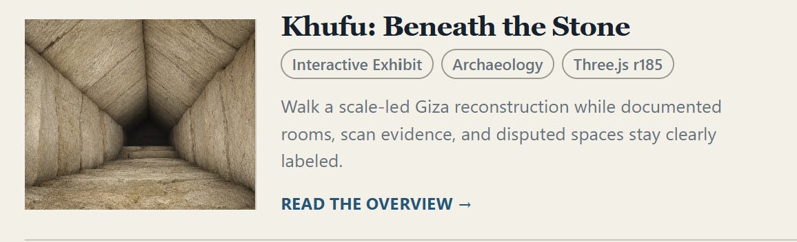 AI-Driven Reconstruction of the Khufu Pyramid, Part I image from the original Advisory Hour post.