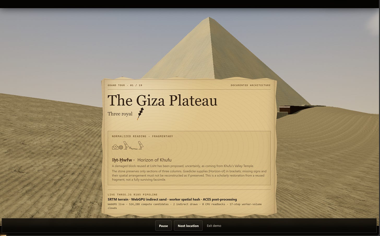 AI-Driven Reconstruction of the Khufu Pyramid, Part I image from the original Advisory Hour post.