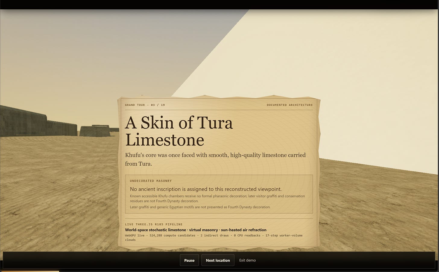 AI-Driven Reconstruction of the Khufu Pyramid, Part I image from the original Advisory Hour post.