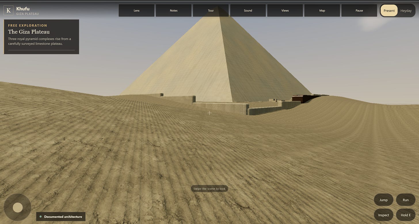 AI-Driven Reconstruction of the Khufu Pyramid, Part I image from the original Advisory Hour post.