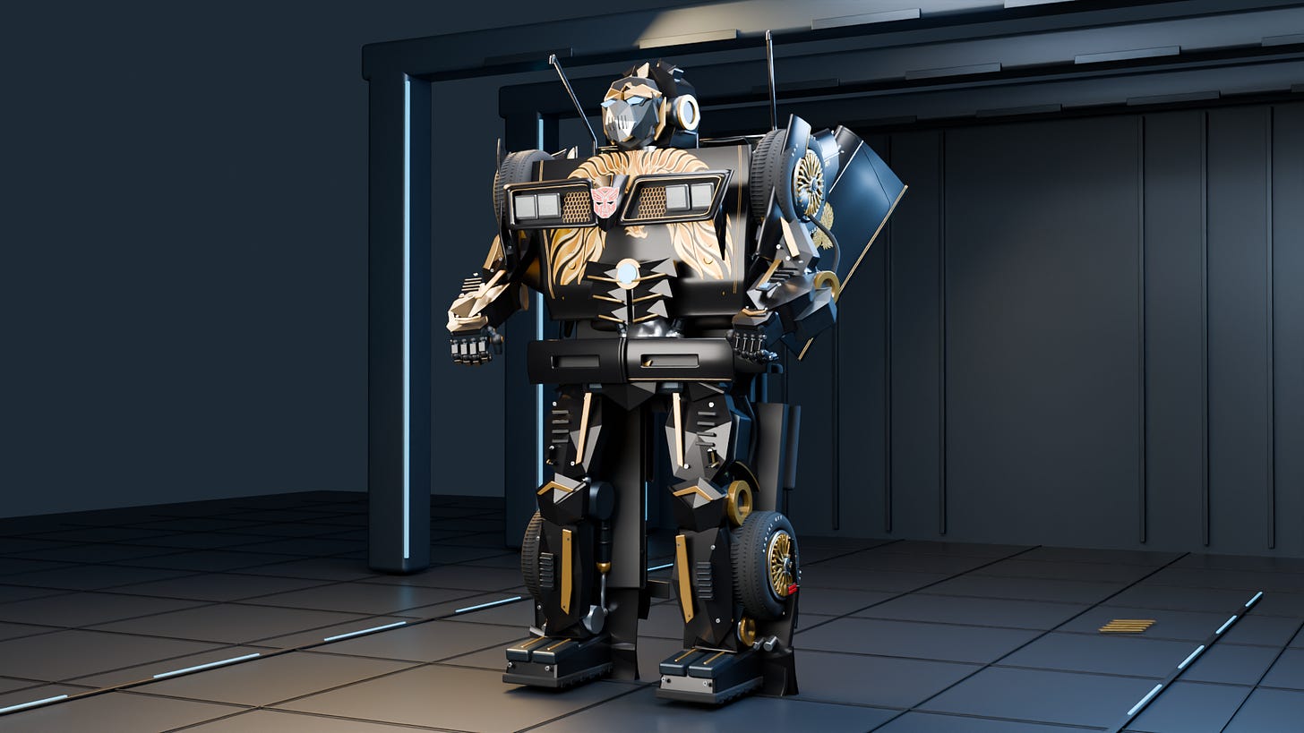Blender: OpenAI’s Astra Makes a Car-to-Robot Animation image from the original Advisory Hour post.