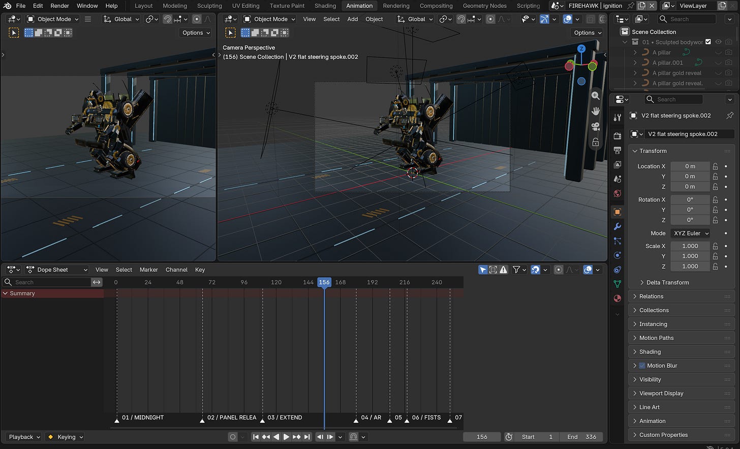 Blender: OpenAI’s Astra Makes a Car-to-Robot Animation image from the original Advisory Hour post.
