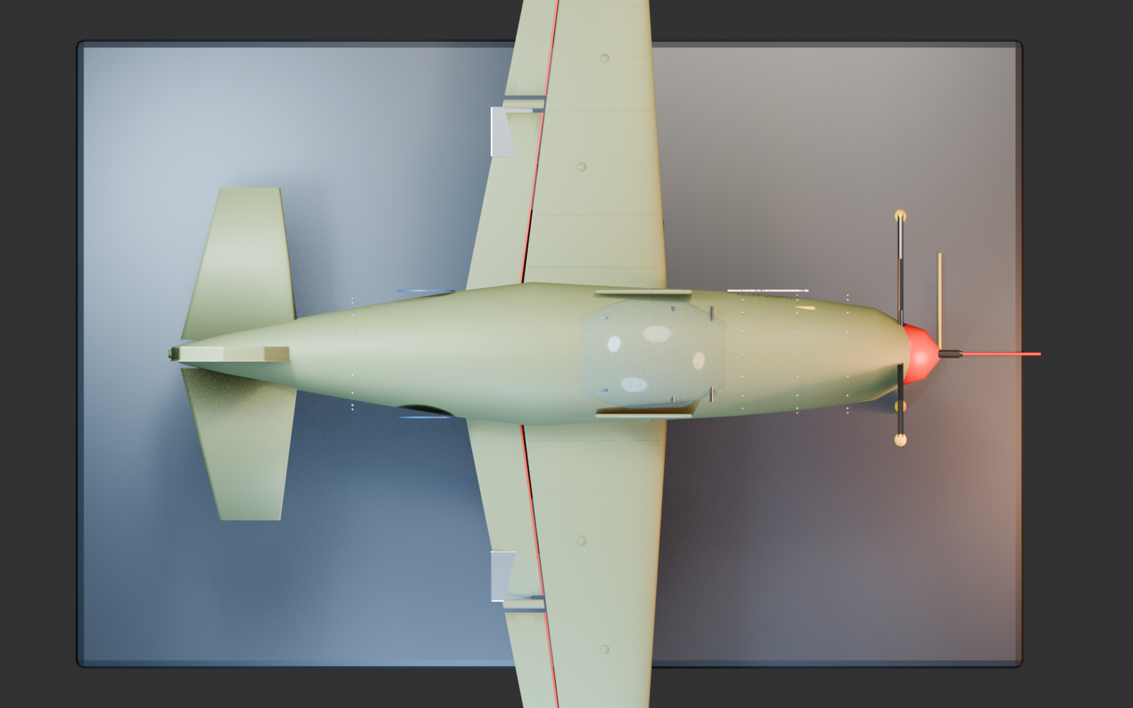 When AI-Driven Blender Modeling Fails: P-39 Airacobra gallery image from the original Advisory Hour post.