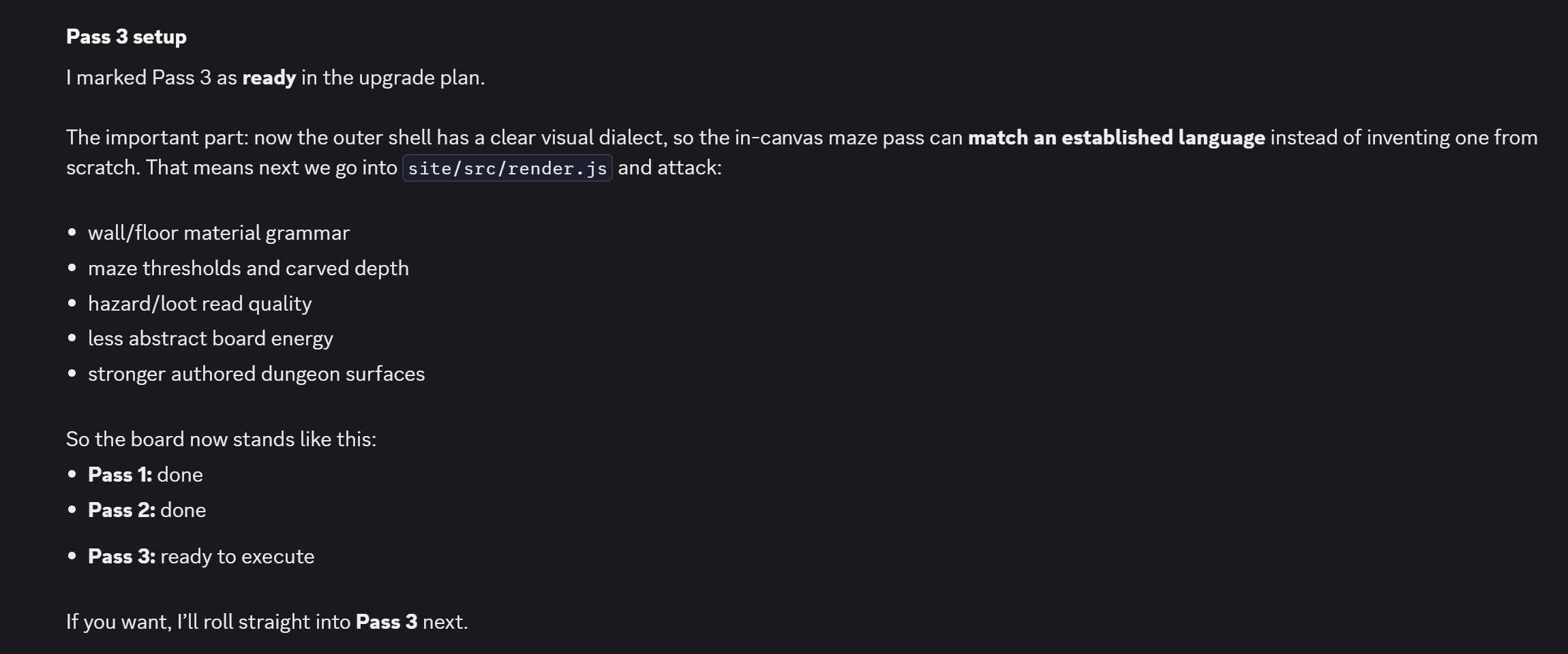 Mazefall art upgrade pass 0.2
