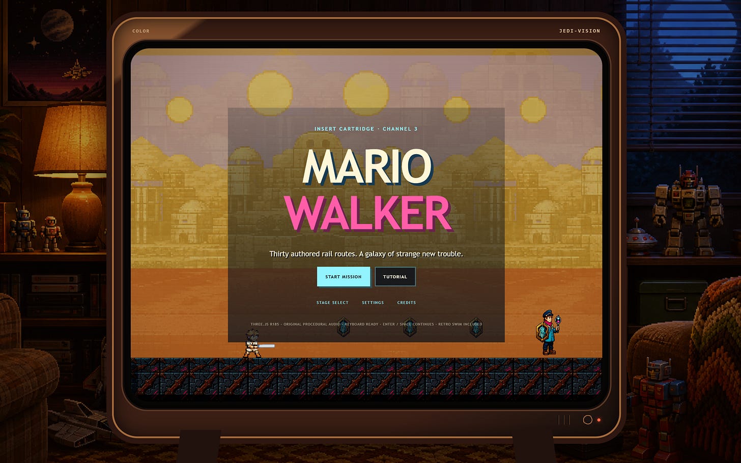 GameLab: Mario Walker Experiment Postmortem image from the original Advisory Hour post.