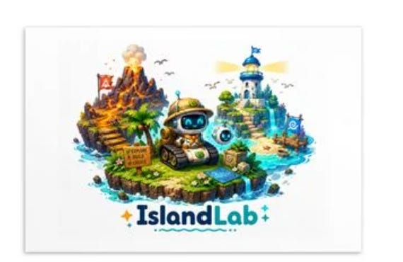 Island V4.1: Touching Grass and Graphic Updates image from the original Advisory Hour post.