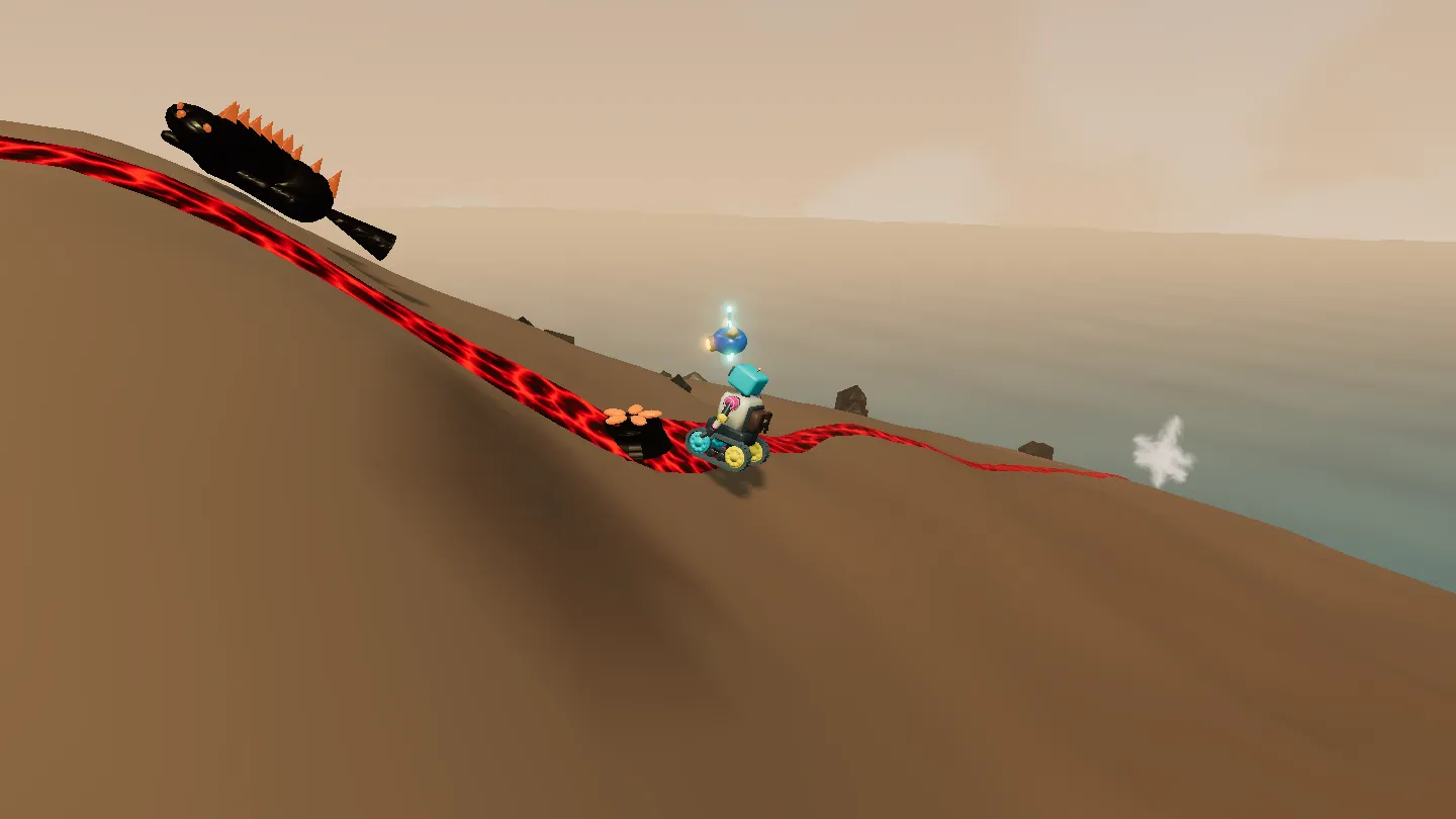 The lava channels of Emberglass in Island V4.1.