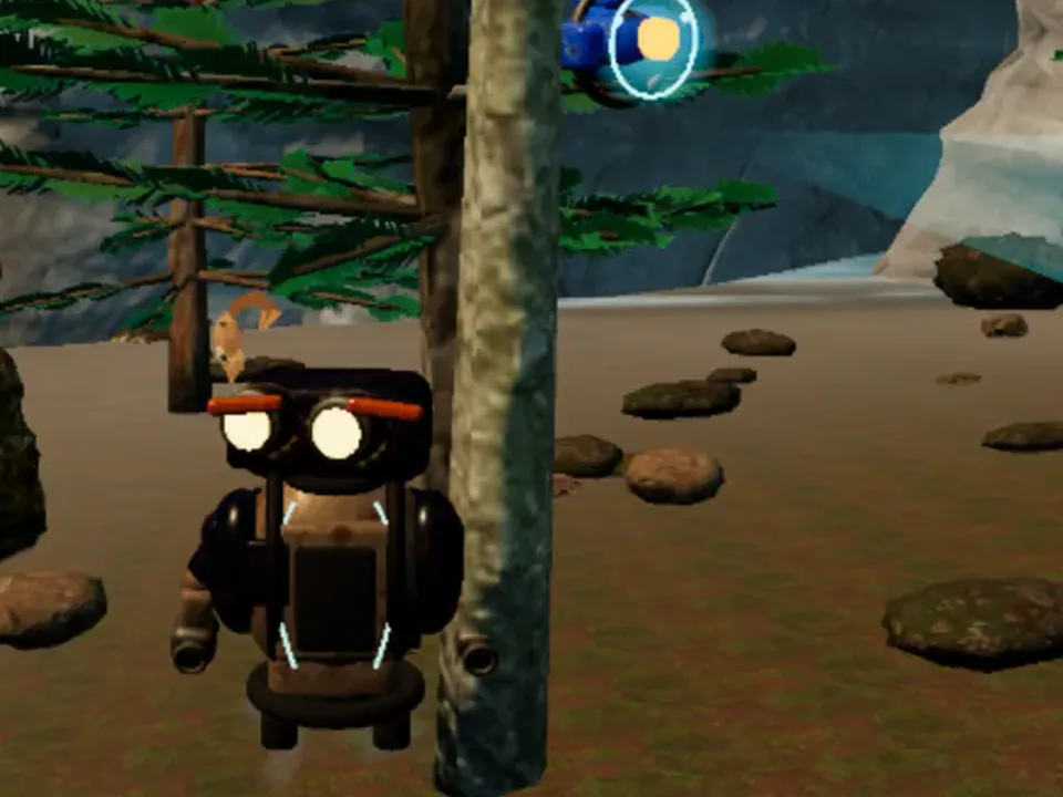A modeled Island V3 squirrel shown close up.