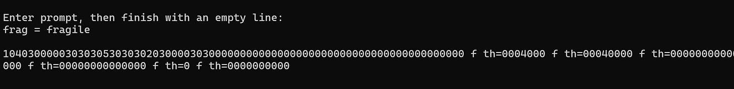 Failure example where regen label handling causes unstable output