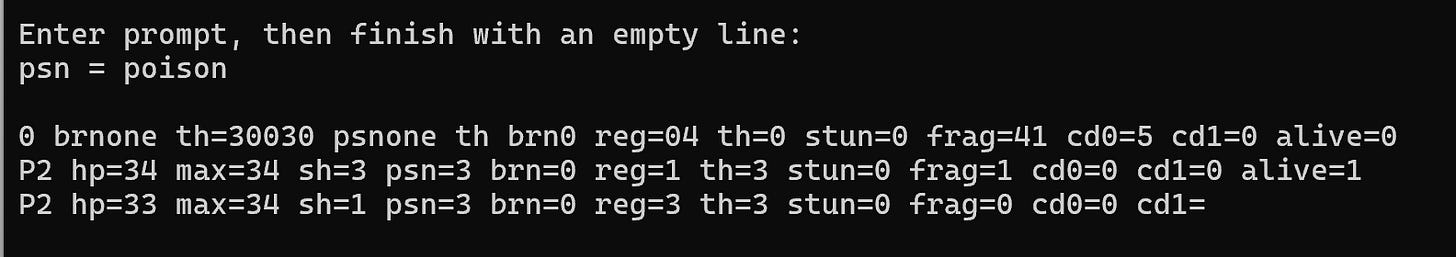 Poison action perturbation causing state-transition prediction breakdown