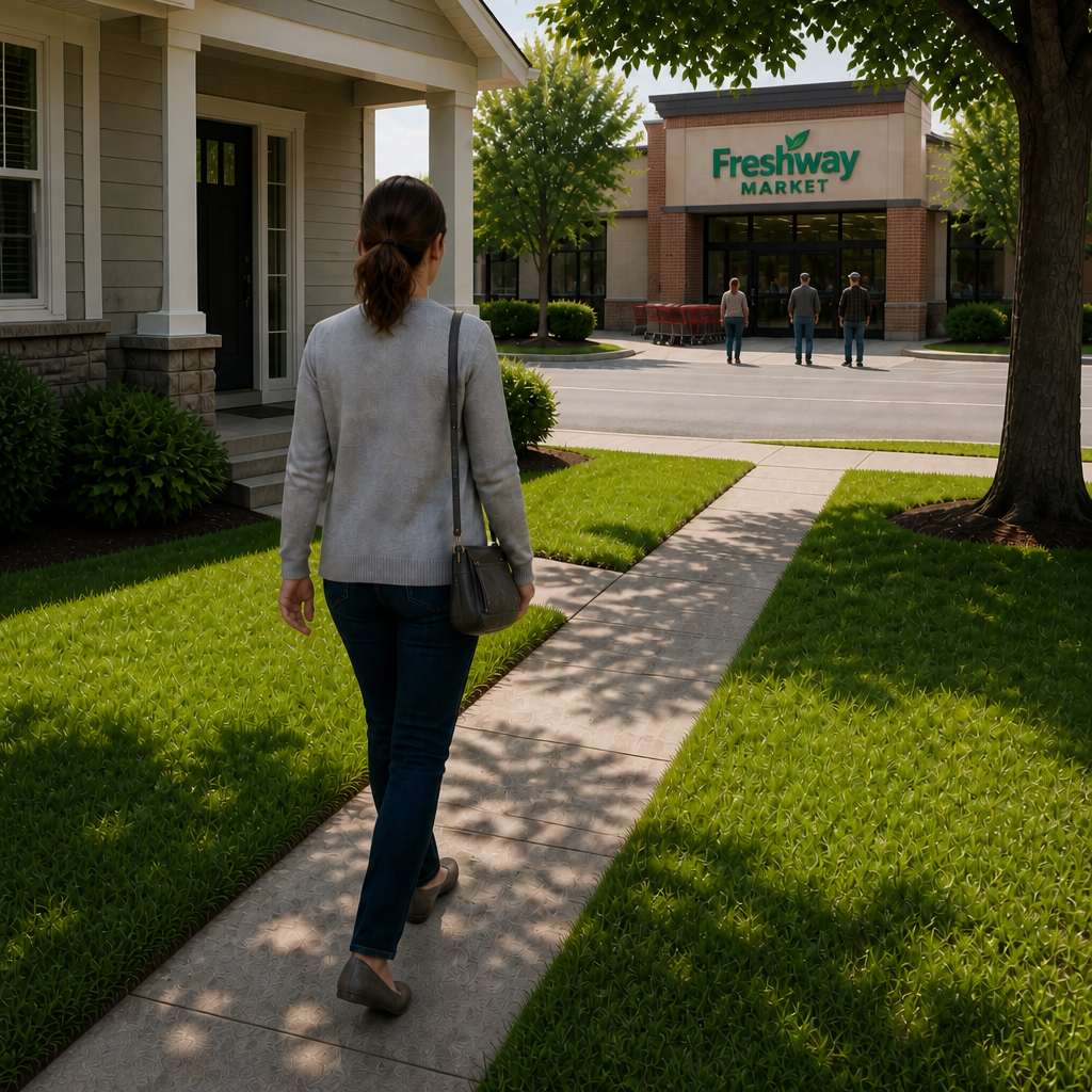 Generated John’s World frame: Going for a walk (5 of 9).