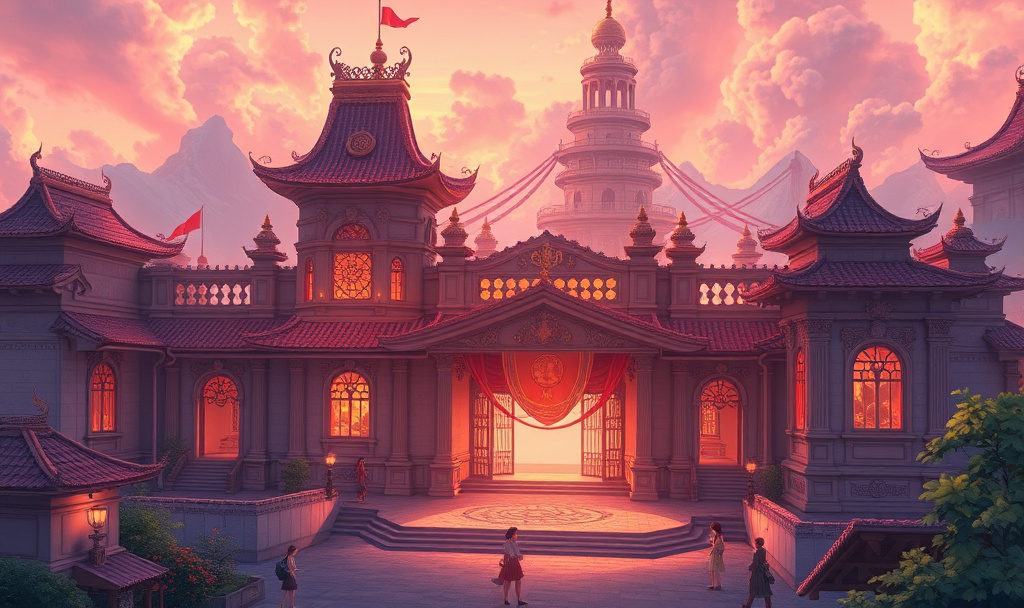 anime hermes building virtual world