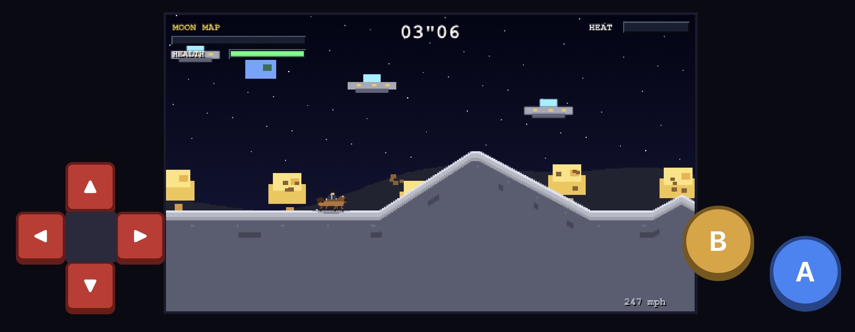 The moon stage has trees made of cheese and flying saucer. I consulted a lot of X and Reddit to ensure the game is as media from the original Advisory Hour note.