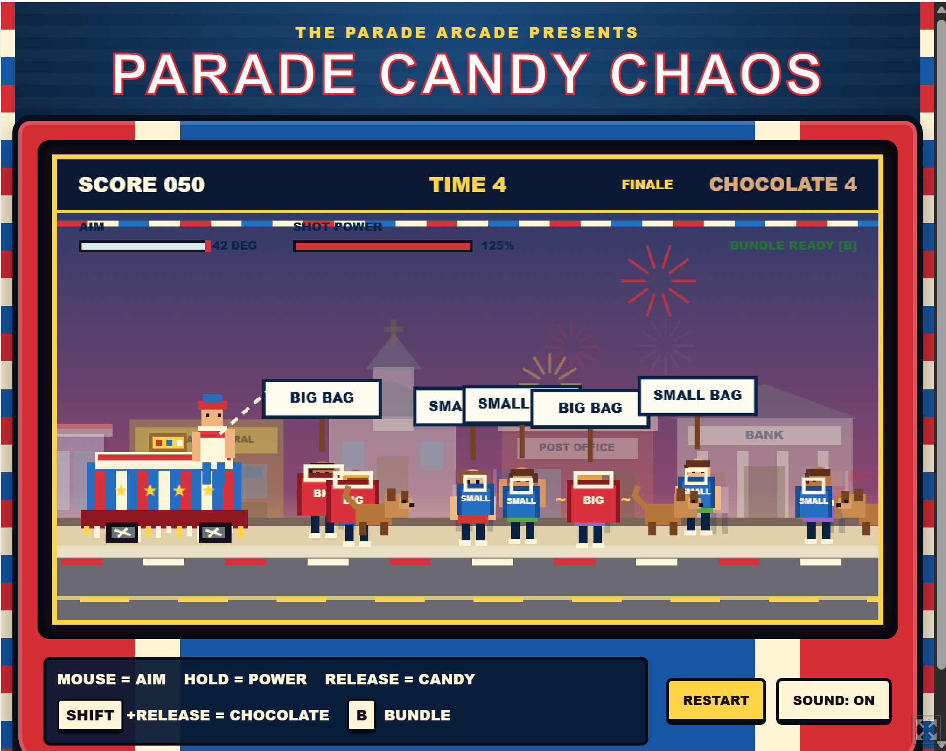 Parade Candy Chaos screenshot from the original Substack post.
