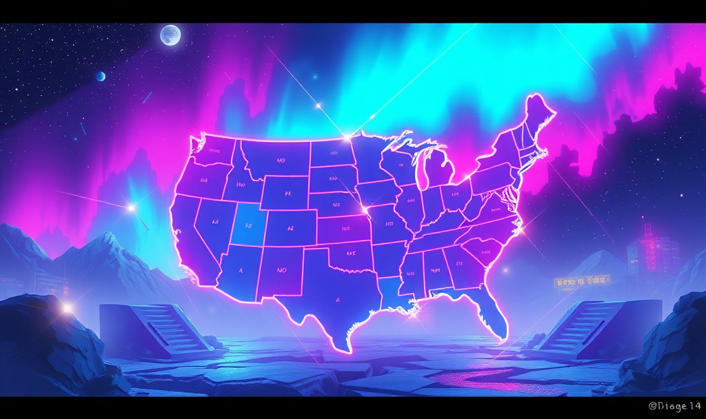 anime space weather united states neon cyberpunk