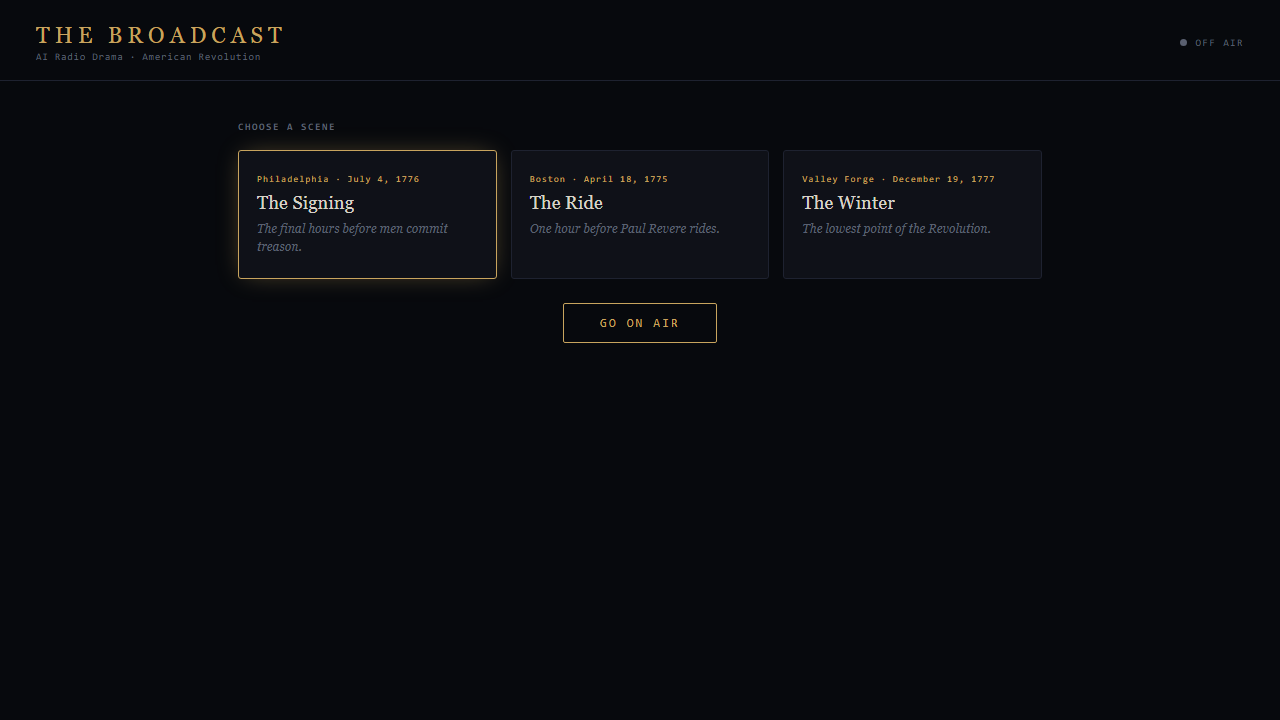 Summer into AI 2026: The Broadcast screenshot from the original Substack post.
