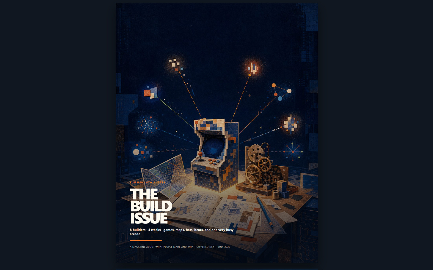 Summer into AI: The magazine image from the original Advisory Hour post.