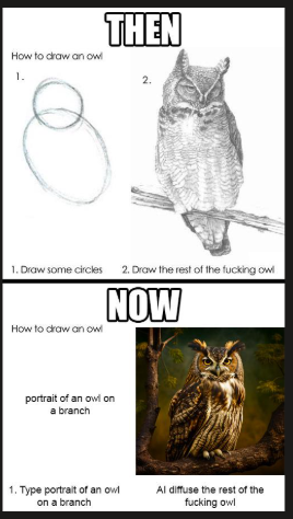 Summer Into AI owl twist visual