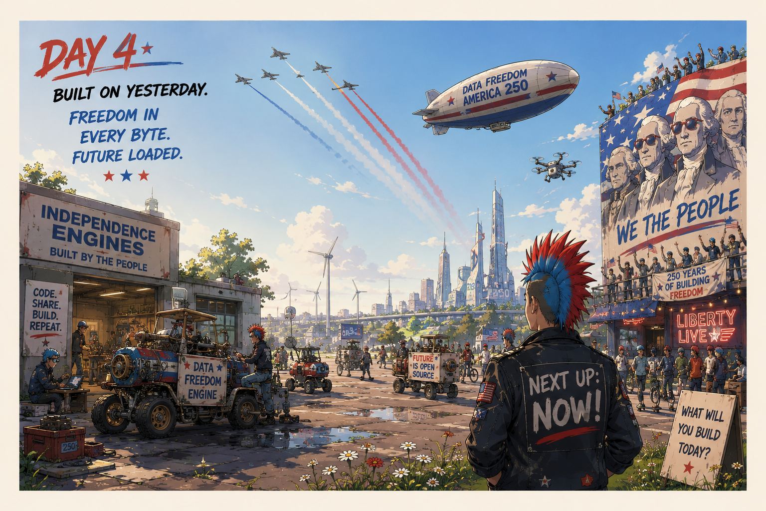 Summer into AI: Week 4: The Last Week: Built on Yesterday artwork from the original Substack post.